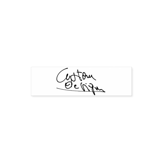 Sello Automático Crear su propia firma (Diseño)