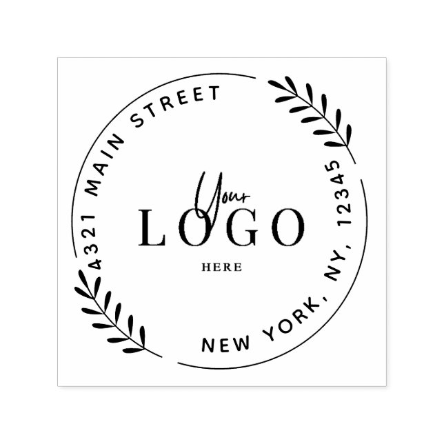 Sello Automático Crear su propia ronda moderna (Diseño)