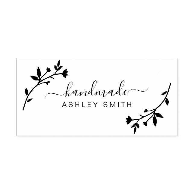 Sello Automático Crear su propio negocio a mano (Diseño)