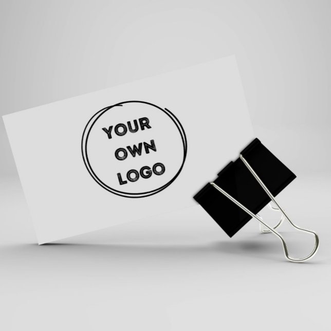 Sello Automático Crear su propio negocio simple y moderno de Person (Create Your Own Simple Modern Custom Business Self-inking Stamp)