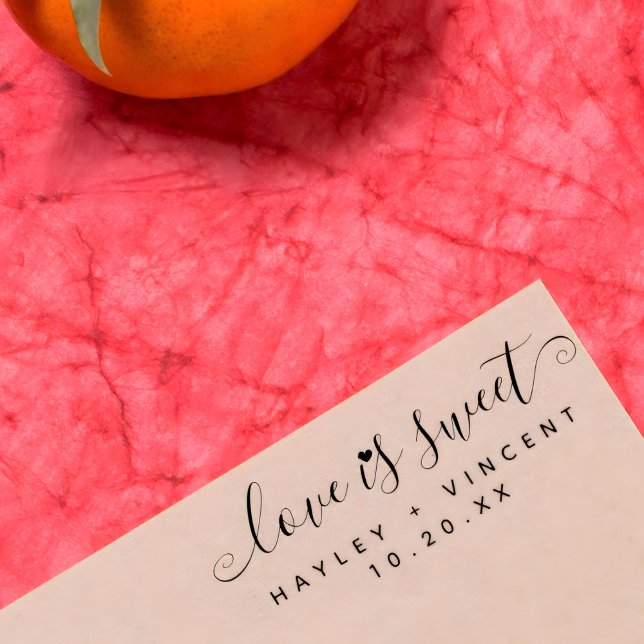 Sello Automático Crear tu propio amor es dulce Boda de nombres de g (Subido por el creador)