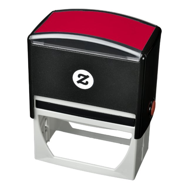 Sello Automático Create Your Own Black Custom Design Holiday Card (Producto)