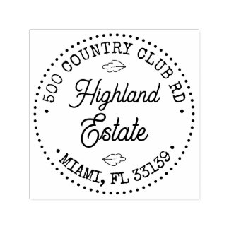 Sello Automático Create Your Own Elegant Script Address