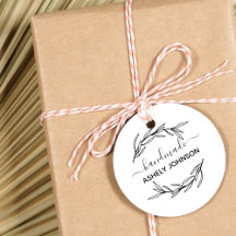 Create Your Own Laurel Leaf Handmade Name