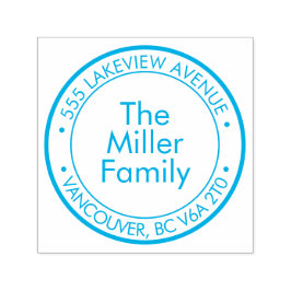 Sello Automático Create Your Own Rubber Family Address Stamp