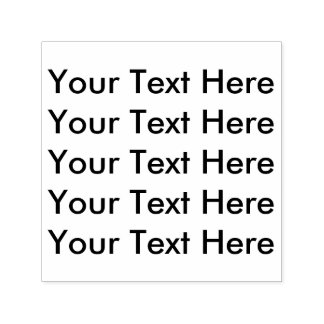 Sello Automático Cree aquí su propio texto personalizado
