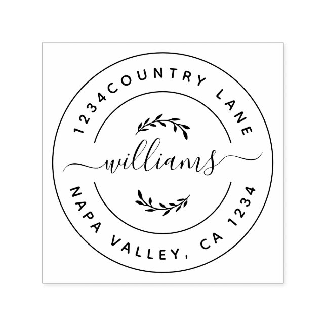 Sello Automático Cree Su Propio Retorno De Vuelo Moderno Autoempaña (Diseño)