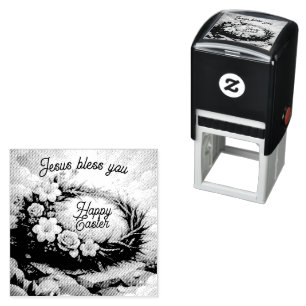 Sello Automático Crown of Thorns Personalized Easter Stamp