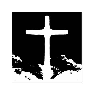 Sello Automático Cruz de la Luz Jesucristo Personalizable Cristiano
