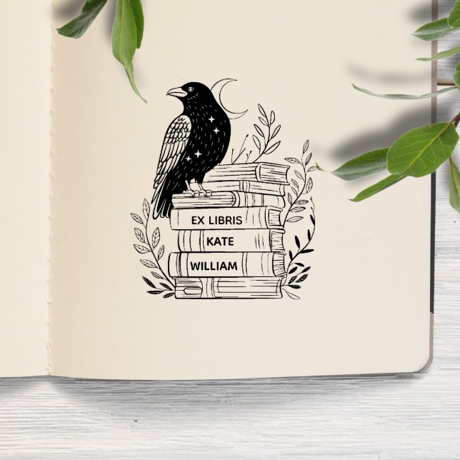 Sello Automático Cuervo Ex libris (Subido por el creador)