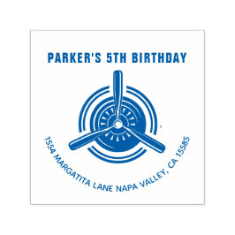 Sello Automático Cumpleaños del avión