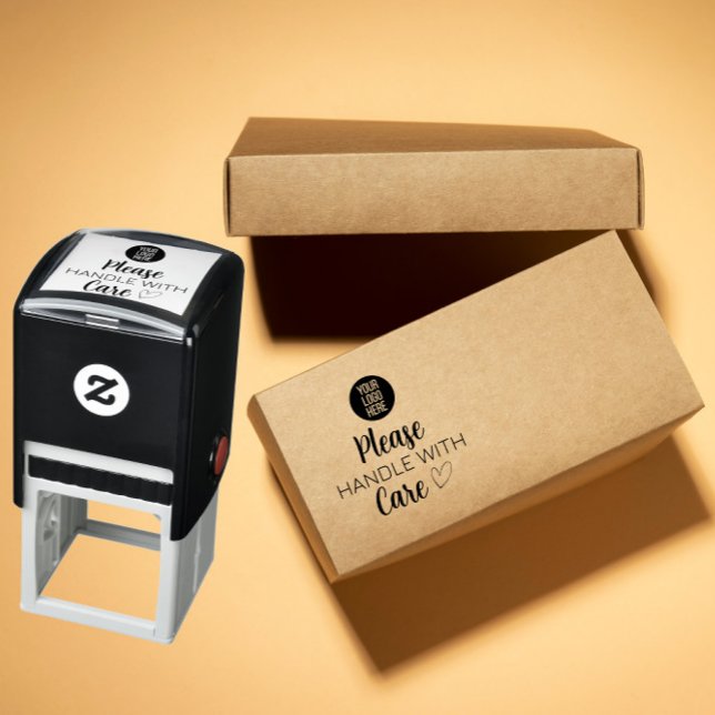 Sello Automático Custom Business Stamp – Please Handle With Care (Subido por el creador)