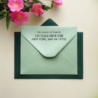 Sello Automático Custom Self Inking Stamp – Personalized Address St