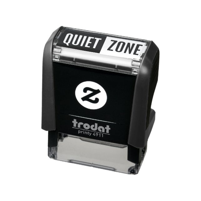 Sello Automático Custom Text Quiet Zone (Producto)