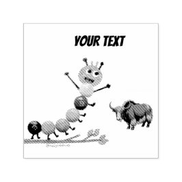 Sello Automático Cute & adorable brown Yak