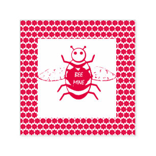Sello Automático Cute Día de San Valentín Bee