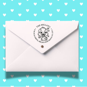 Sello Automático Cute Floral Duck Tema