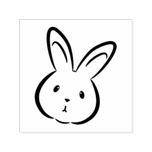 Sello Automático Cute Rabbit Face