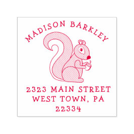 Sello Automático Cute Squirrel