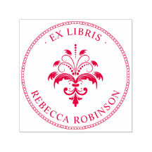 Damasco de cosecha y tipografía | Personalizado Ex