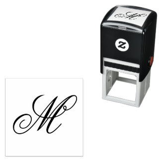 Sello Automático de Iniciales con Monograma Elegan