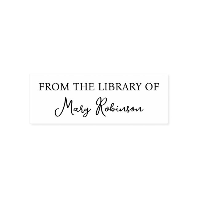 Sello Automático De la biblioteca de (Diseño)