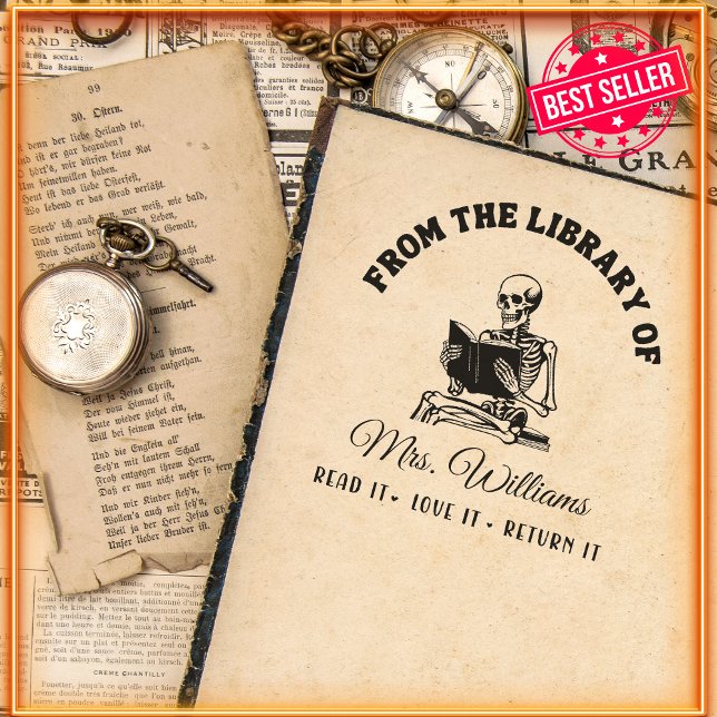 Sello Automático De La Biblioteca De | Leer libro de cosechas de cr (Subido por el creador)