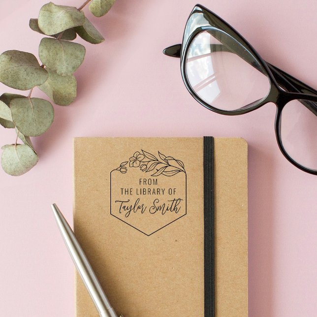 Sello Automático DE LA BIBLIOTECA DE Nombre Personalizado (Subido por el creador)