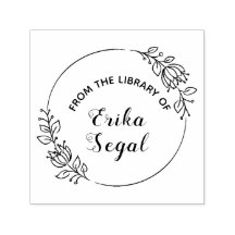 De la Biblioteca de Personalizados Wreath Stamp