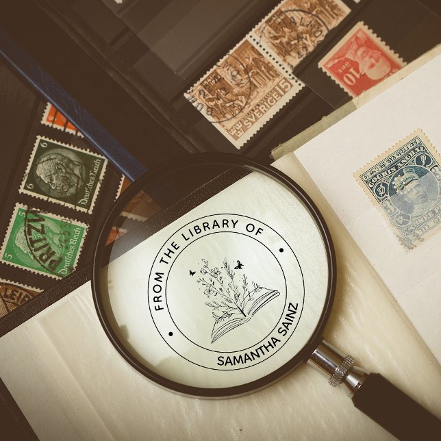 Sello Automático De la Biblioteca del Libro Chica Lover (Subido por el creador)