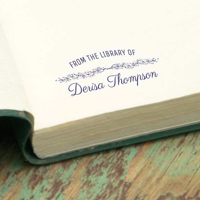 Sello Automático De los bibliotecarios de personalizado (From the Librarians of Personalized Self-inking Stamp)