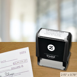 Sello Automático Depósito de banco comercial