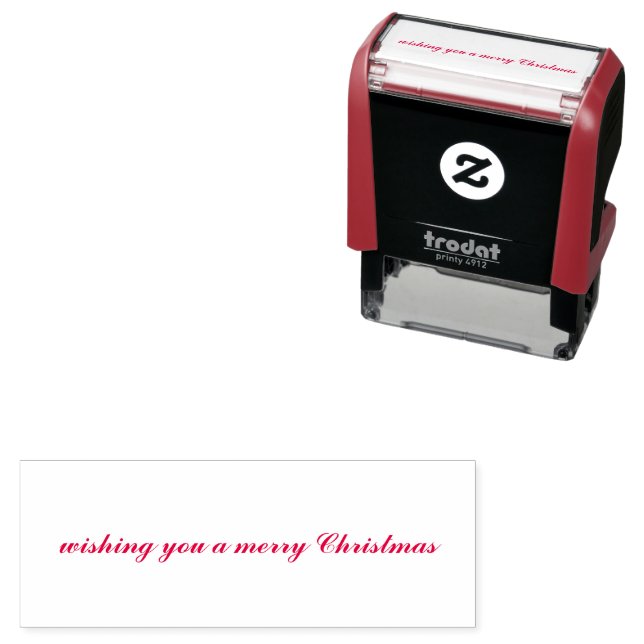 Sello Automático deseándole una feliz Navidad Script (In Situ)