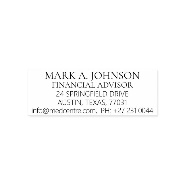 SELLO AUTOMÁTICO DETALLES GENERALES PROFESIONALES (Diseño)