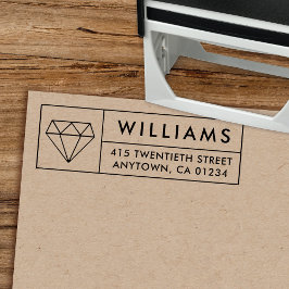 Sello Automático Diamond Geo | Dirección de devolución de autoinfer