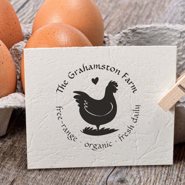Sello Automático Dibujo de la estampilla de cartón de huevos rusos  (Rubber Stamp Mock-up)