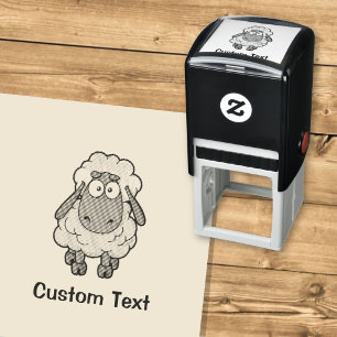 Sello Automático Dibujo de oveja