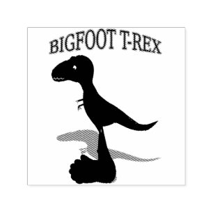 Sello Automático Dibujo de T-Rex Bigfoot