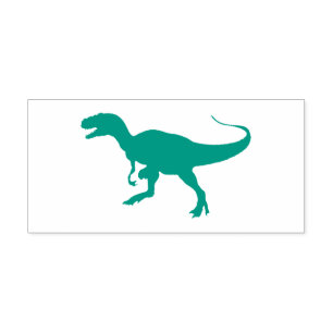 Sello Automático Dinosaurio verde T-Rex Tyrannosauro