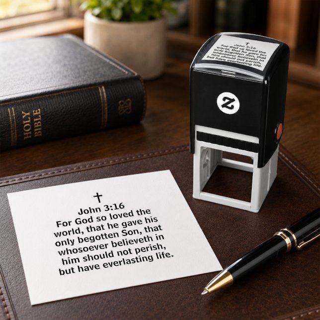 Sello Automático Dios ama al mundo Juan 3:16  (Subido por el creador)