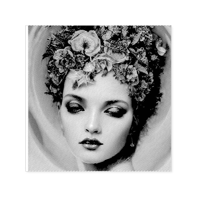 Sello Automático Diosa de las flores (Diseño)