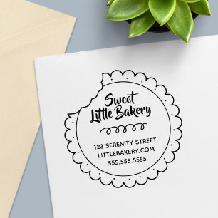 Sello Automático Dirección comercial de Cookie Bite Bakery