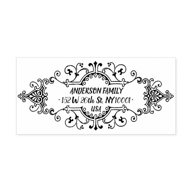 Sello Automático Dirección comercial y de devolución (Diseño)