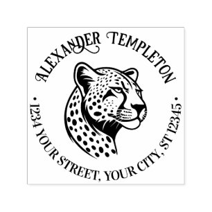 Sello Automático Dirección de Cheetah #1P Dirección de devolución d