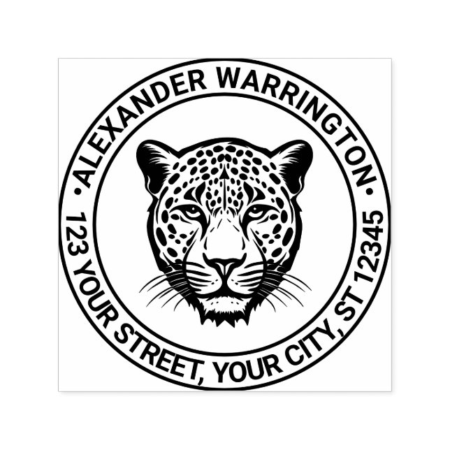 Sello Automático Dirección de Cheetah #2 Dirección de devolución de (Diseño)
