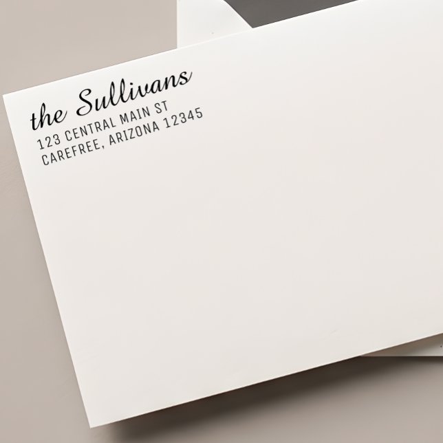 Sello Automático Dirección de devolución alineada a la izquierda co (Subido por el creador)