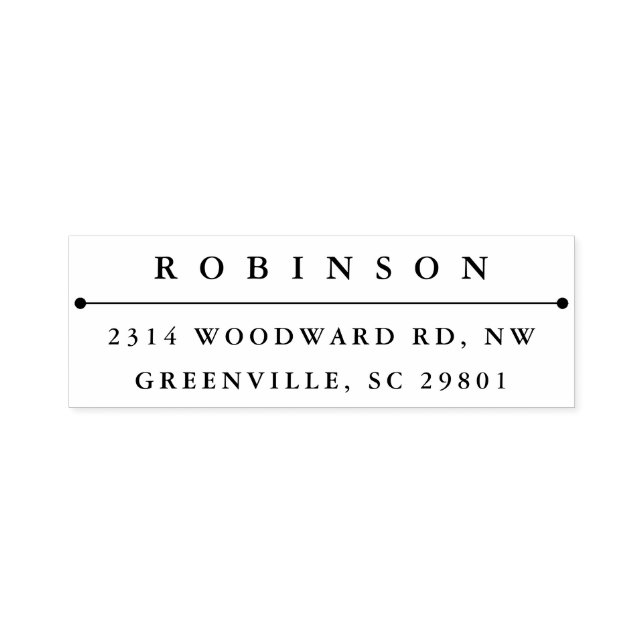 Sello Automático Dirección de devolución clásica (Diseño)