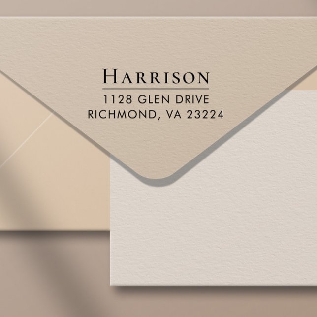 Sello Automático Dirección de devolución clásica (Add a touch of sophistication and elegance to every envelope with minimal effort)
