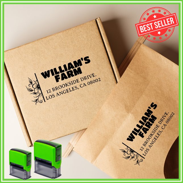 Sello Automático Dirección de devolución comercial de la familia de (Subido por el creador)