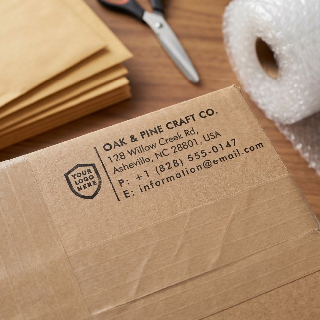Sello Automático Dirección de devolución comercial | Logotipo profe (Subido por el creador)